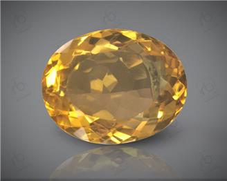 Yellow Citrine Natural Certified  8.77CTS-8454